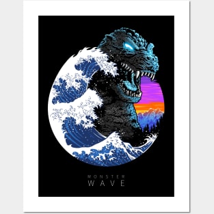 Monster Wave Posters and Art